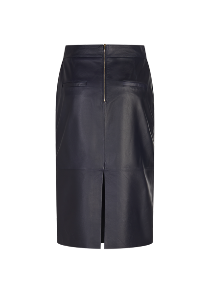 Riani lamb nappa skirt