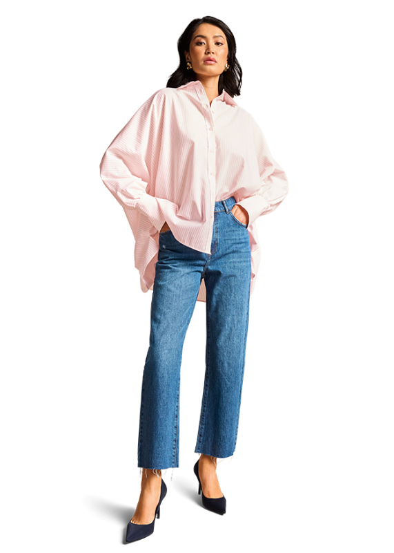 Riani oversize striped shirt 535090