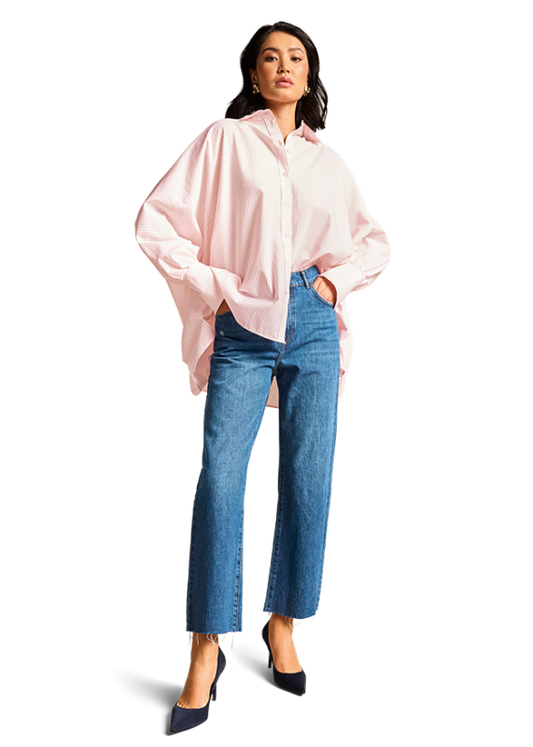 Riani oversize striped shirt 535090