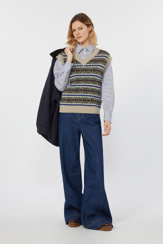 Max Mara Weekend jacquard knit tank top Fleres