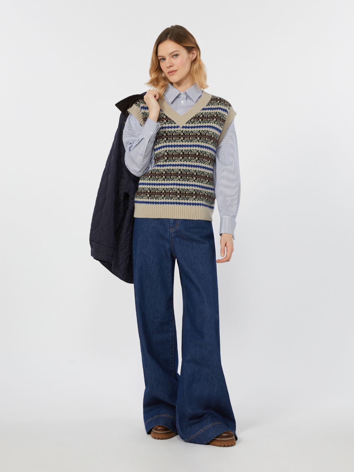 Max Mara Weekend jacquard knit tank top Fleres