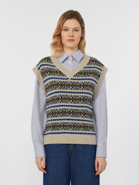 Max Mara Weekend jacquard knit tank top Fleres