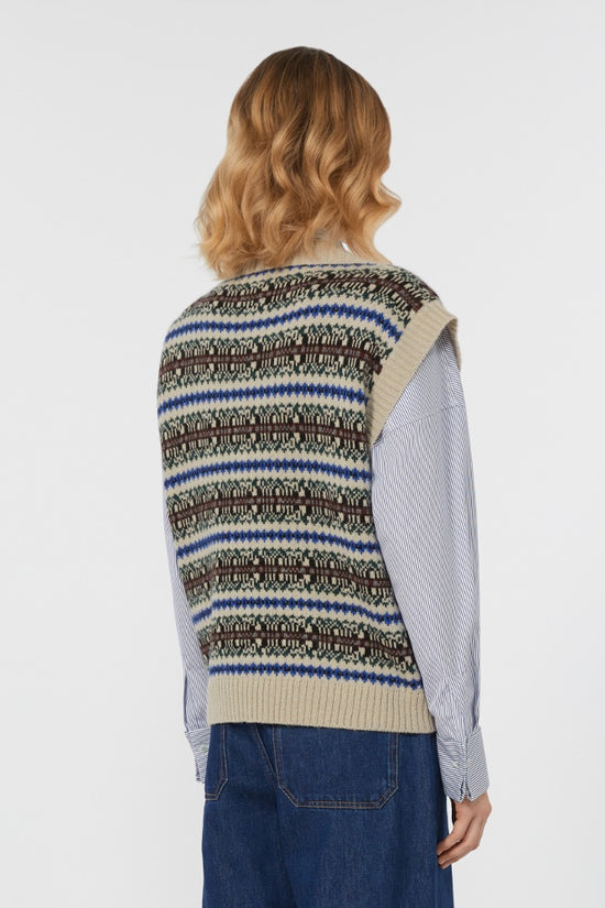 Max Mara Weekend jacquard knit tank top Fleres