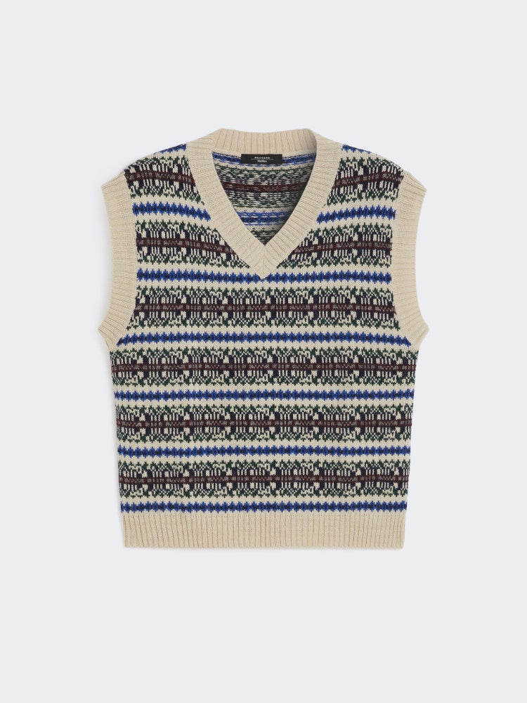 Max Mara Weekend jacquard knit tank top Fleres
