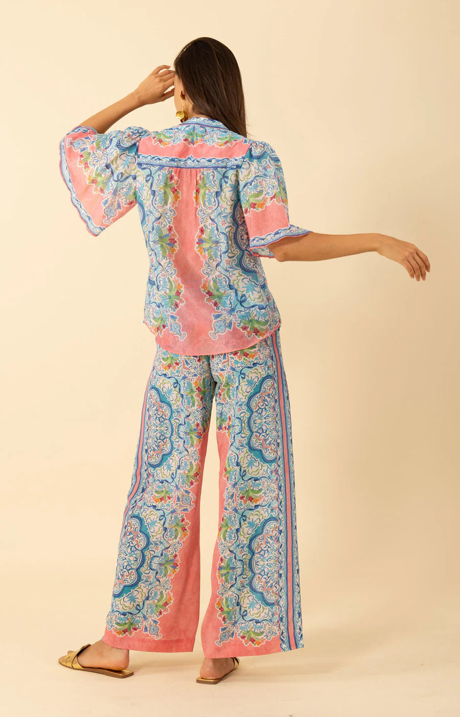 Hale Bob Estrella voile cotton top 53PW230A