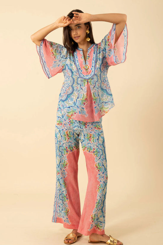 Hale Bob Estrella voile cotton top 53PW230A