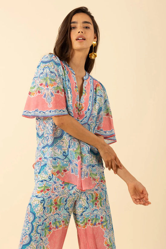 Hale Bob Estrella voile cotton top 53PW230A