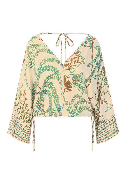 Riani stencil print blouse 545815