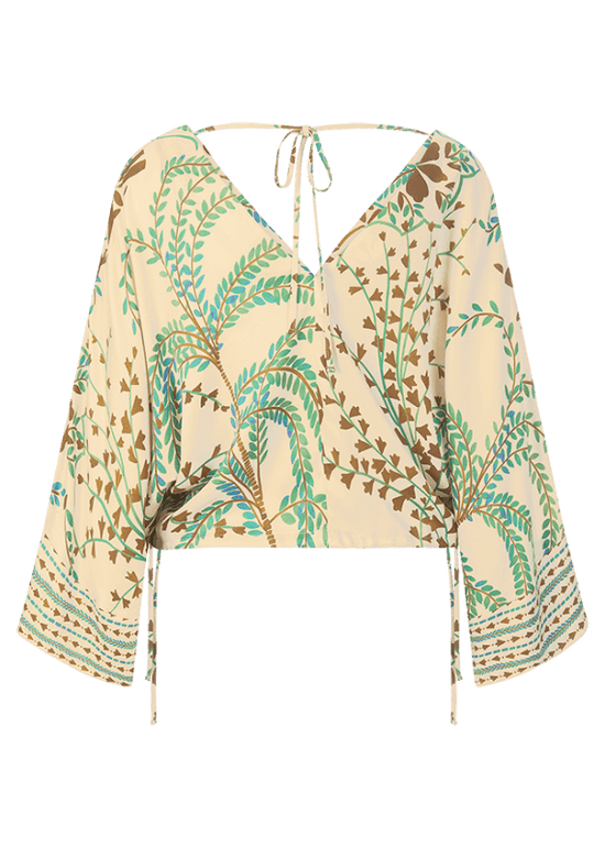 Riani stencil print blouse 545815