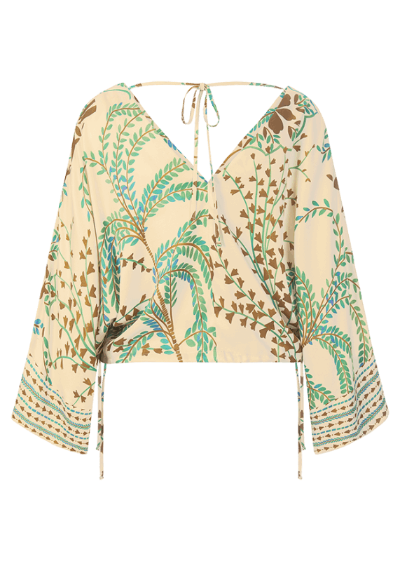 Riani stencil print blouse 545815