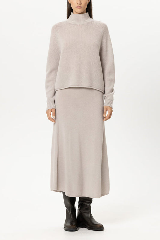 Luisa Cerano Pearl Cashmere Blend Long Skirt 