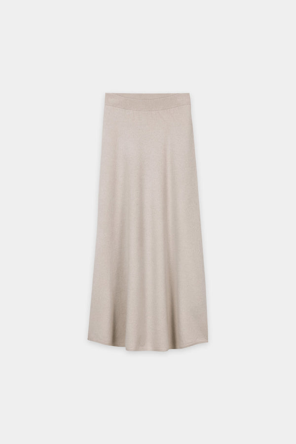 Luisa Cerano Pearl Cashmere Blend Long Skirt 