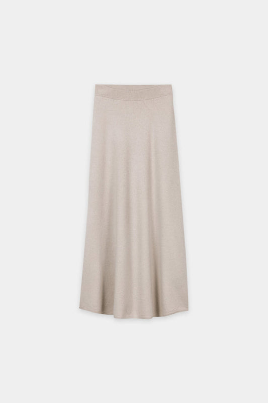 Luisa Cerano Pearl Cashmere Blend Long Skirt 