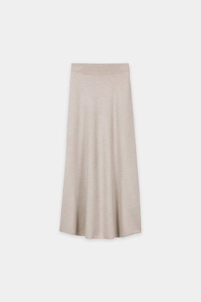 Luisa Cerano Pearl Cashmere Blend Long Skirt 548356