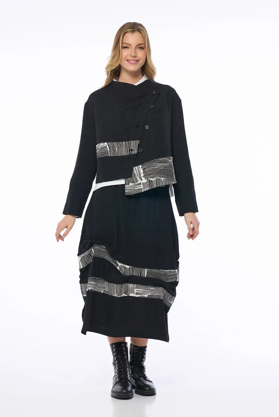 Kokomarina asymmetrical jacket Gumma