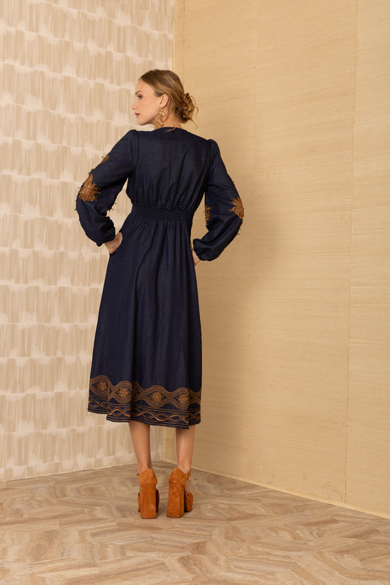 Hale Bob embroidered cotton dress 55BT620A