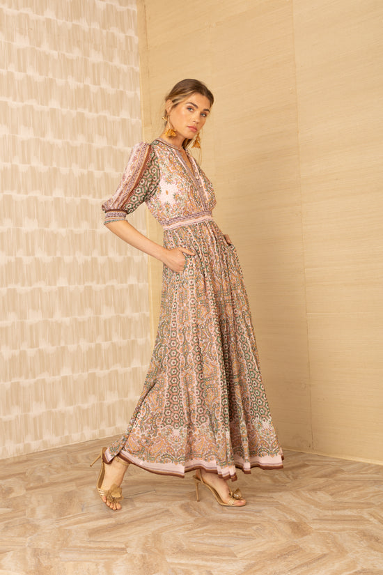Hale Bob long sleeved maxi dress 56dj634a