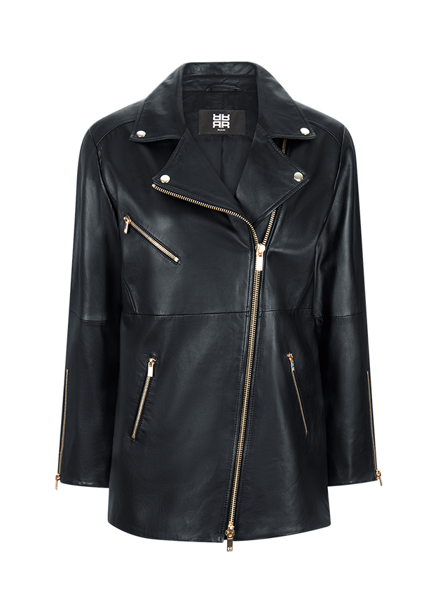Riani biker style leather jacket 572010