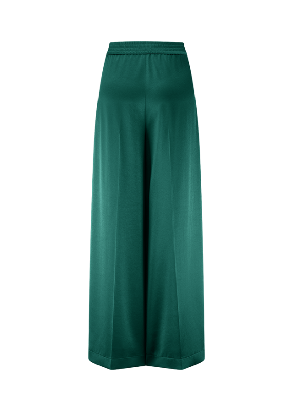 Riani Wide Fit Pleated Trousers in Clover 573250