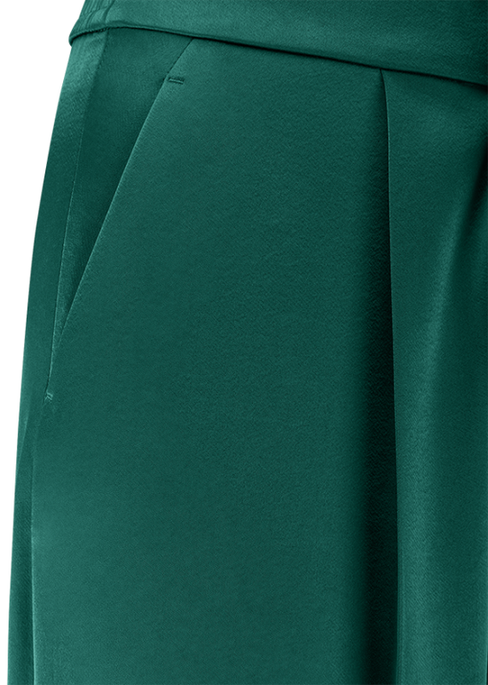 Riani Wide Fit Pleated Trousers in Clover 573250