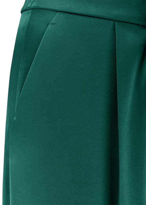 Riani Wide Fit Pleated Trousers in Clover 573250