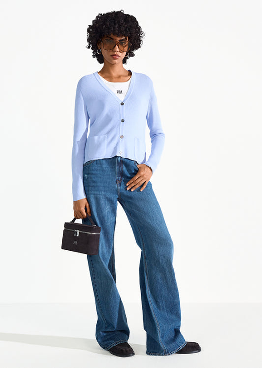 Riani Blue Denim Wide Leg Authentic Denim Jeans 573310