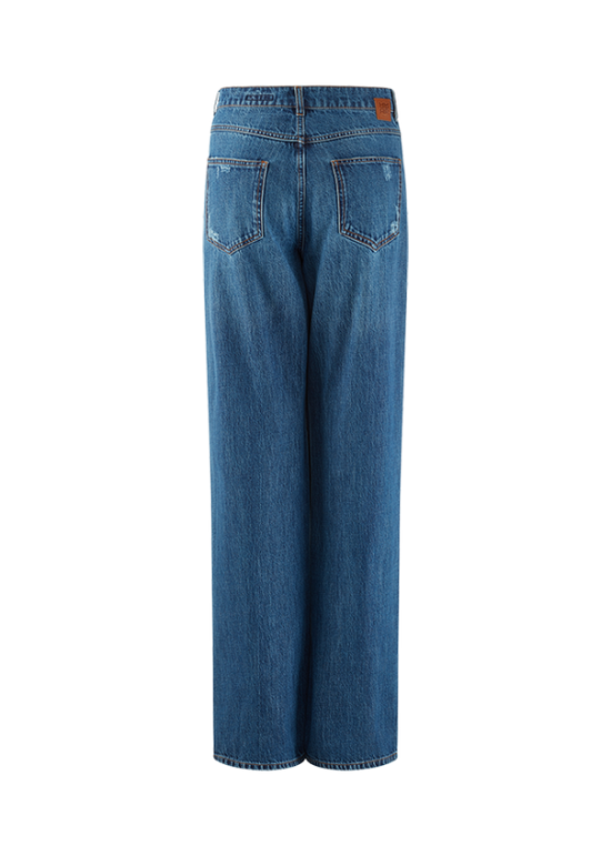 Riani Blue Denim Wide Leg Authentic Denim Jeans 573310