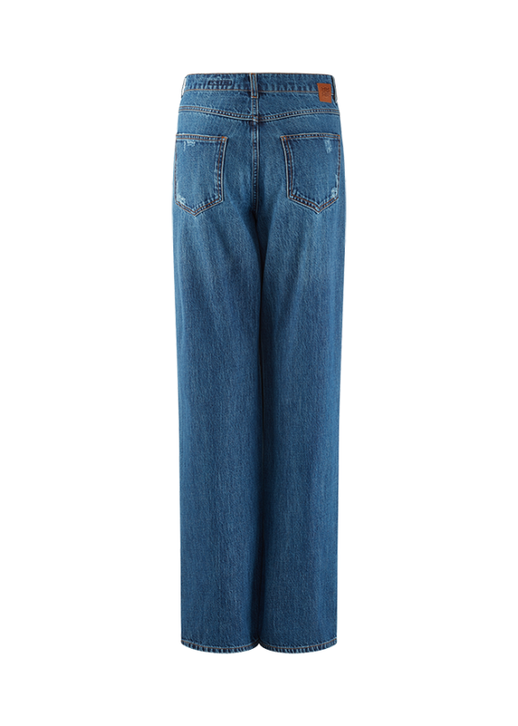 Riani Blue Denim Wide Leg Authentic Denim Jeans 573310