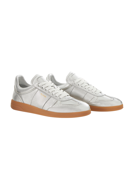 Riani Metallic Silver Trainers 579240