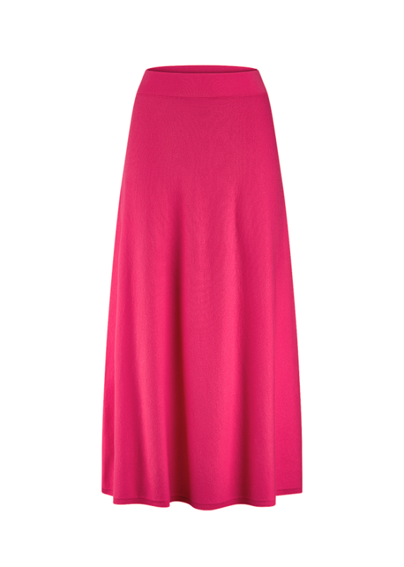 Riani Cerise Knitted Midi Skirt 584990