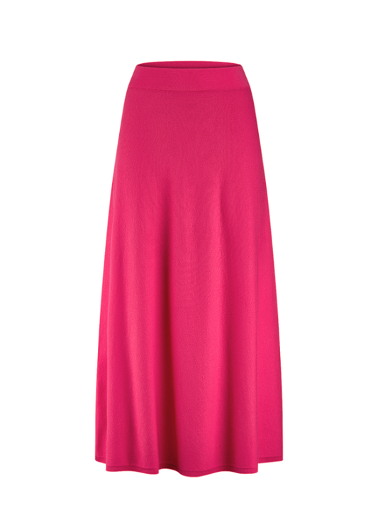 Riani Cerise Knitted Midi Skirt 584990