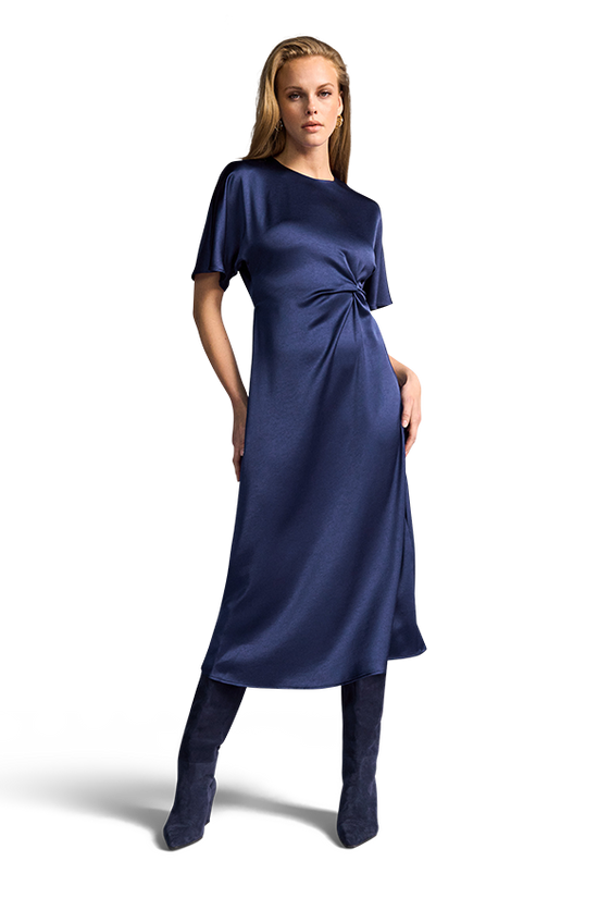 Riani satin maxi dress 586560