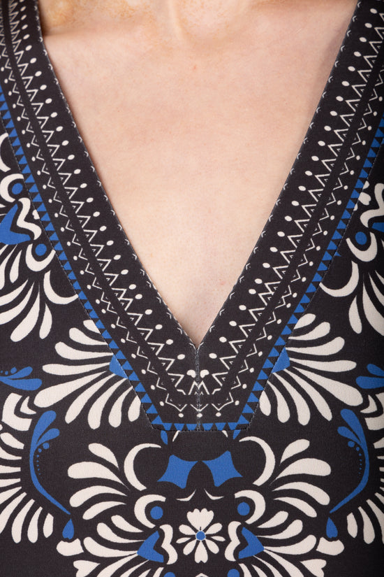 Hale Bob Black Lilyana Maxi Jersey Dress 58ND650A