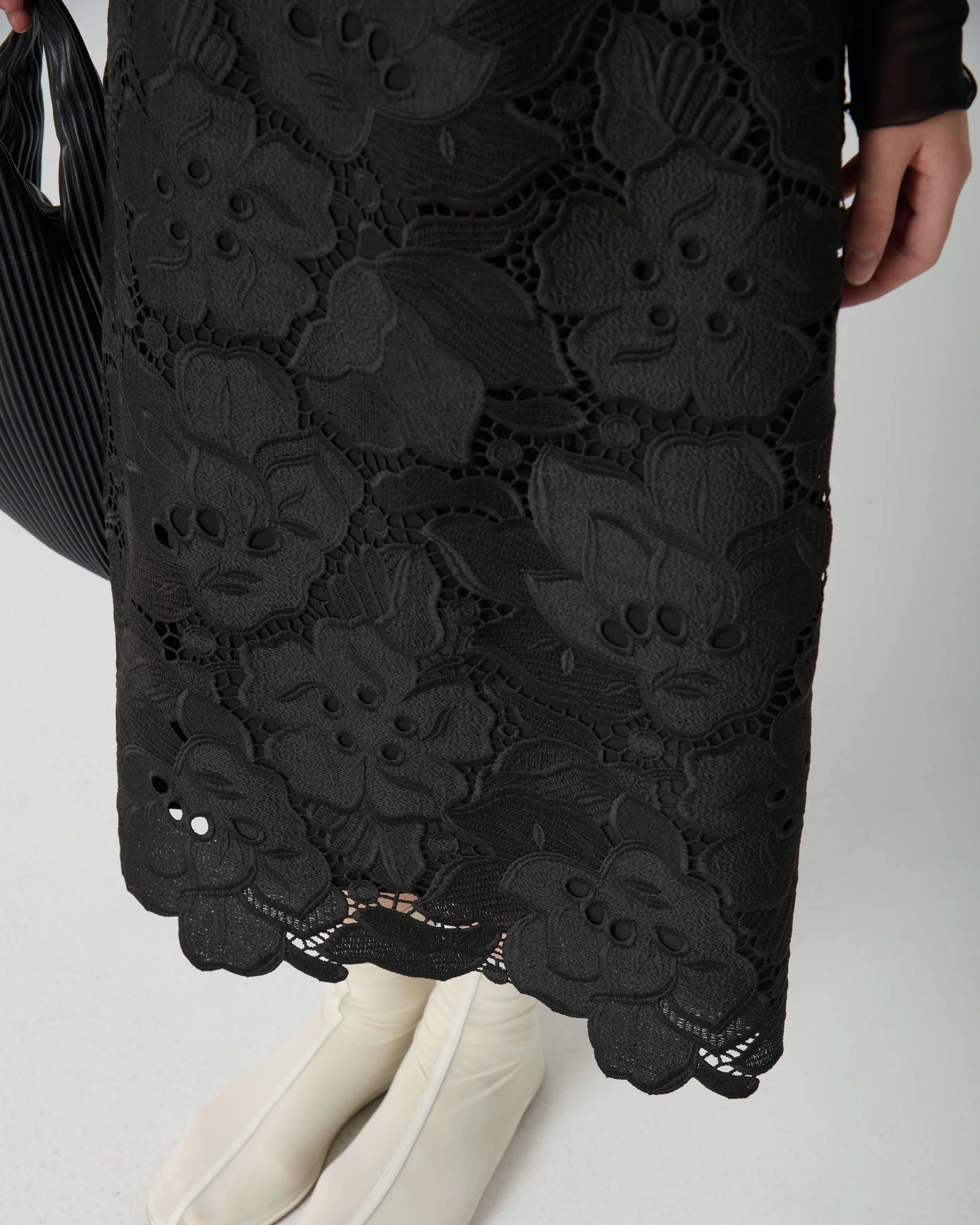 Beatrice b macrame lace skirt
