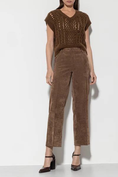 Luisa Cerano hazelnut wide leg cords 608690