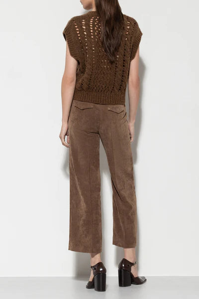 Luisa Cerano hazelnut wide leg cords 608690