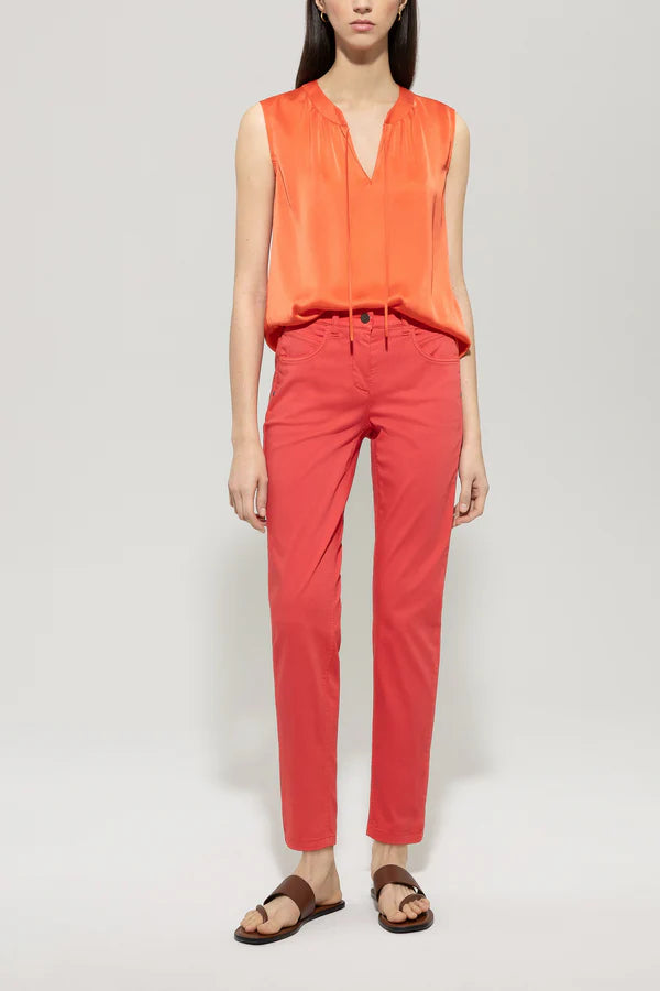 Luisa Cerano hibiscus high stretch denim 617600