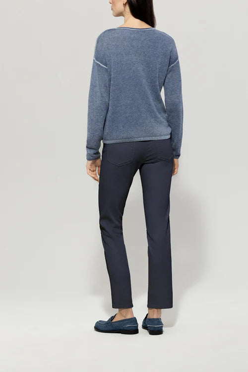Luisa Cerano blue twill denim 617738