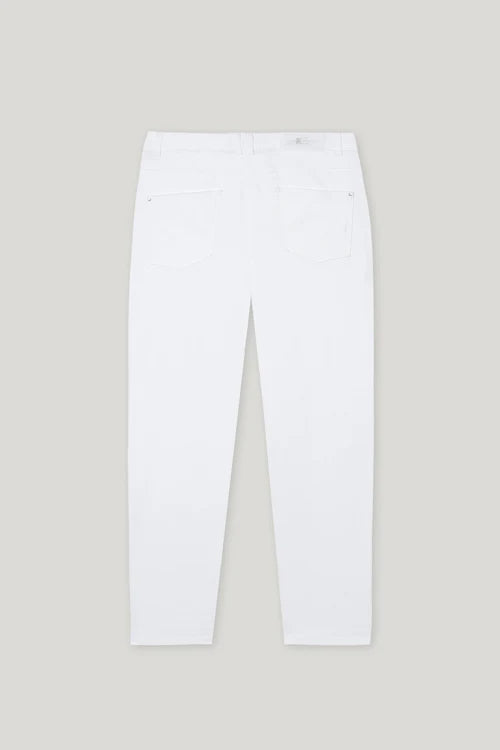 Luisa Cerano white tapered denim 618734