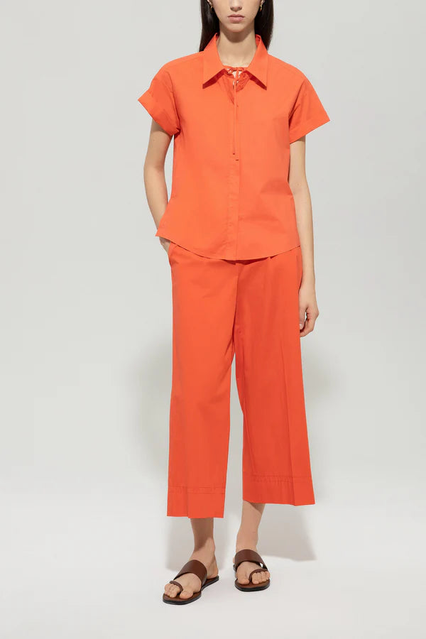 Luisa Cerano wide leg gaberdine trousers 618766