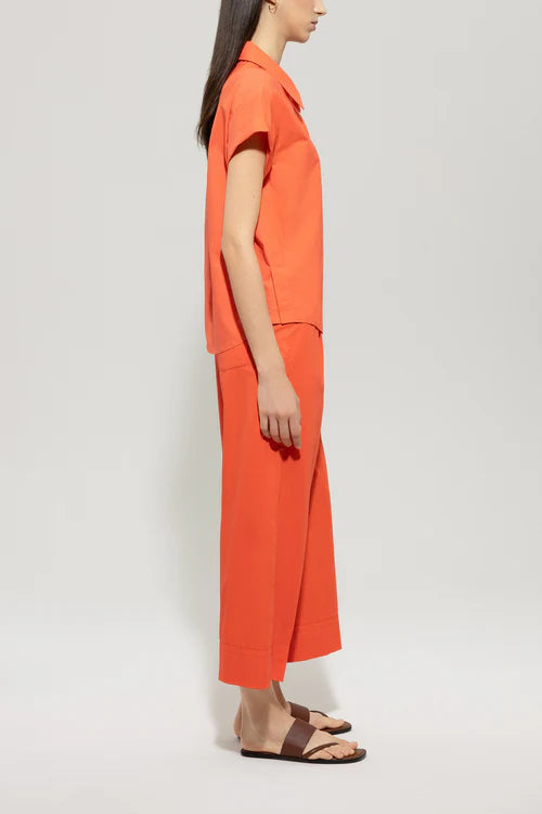 Luisa Cerano wide leg gaberdine trousers 618766