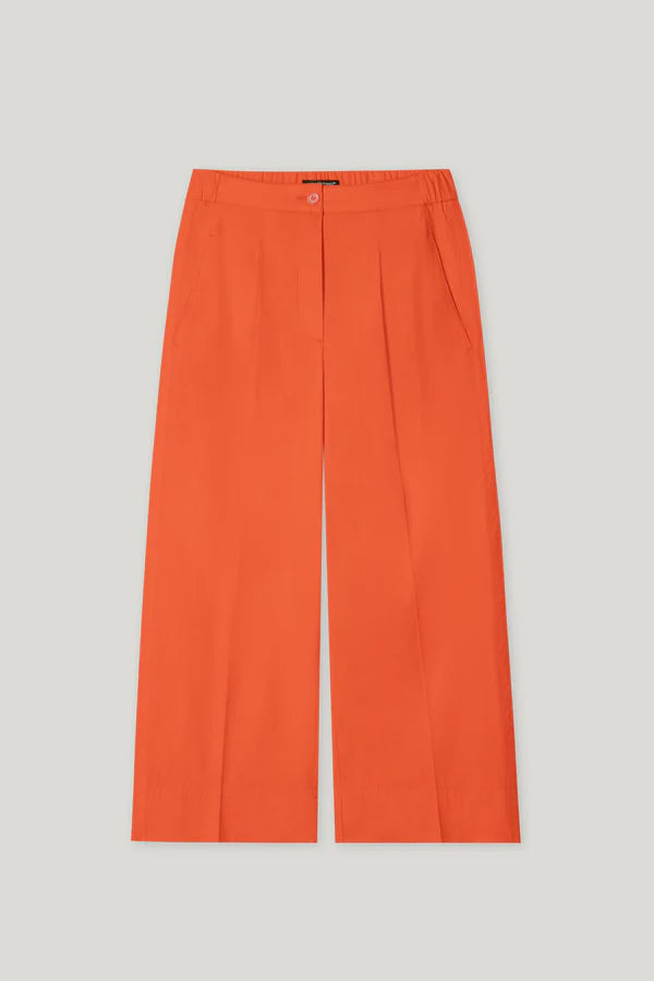 Luisa Cerano wide leg gaberdine trousers 618766