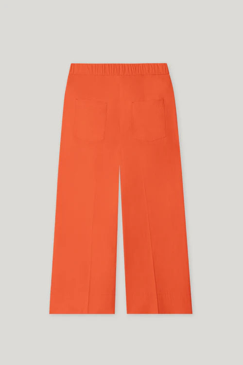 Luisa Cerano wide leg gaberdine trousers 618766