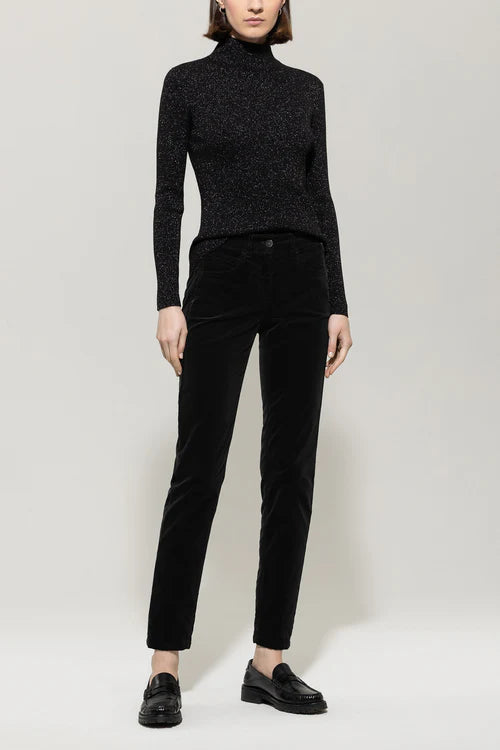 Luisa Cerano skinny velvet trousers 628551