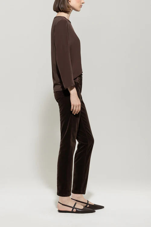 Luisa Cerano skinny velvet trousers 628551