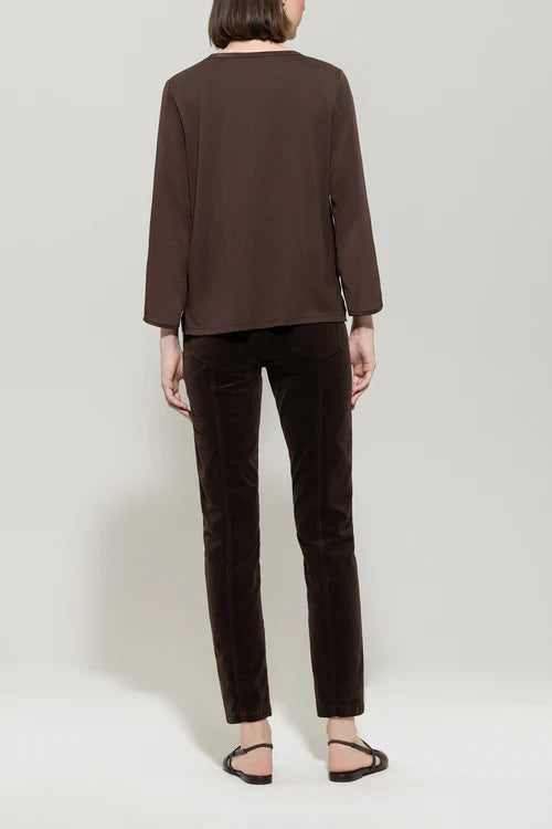 Luisa Cerano skinny velvet trousers 628551