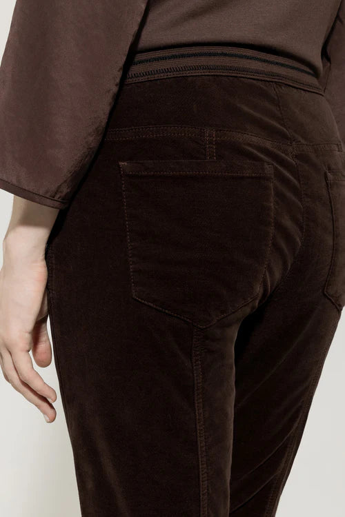 Luisa Cerano skinny velvet trousers 628551