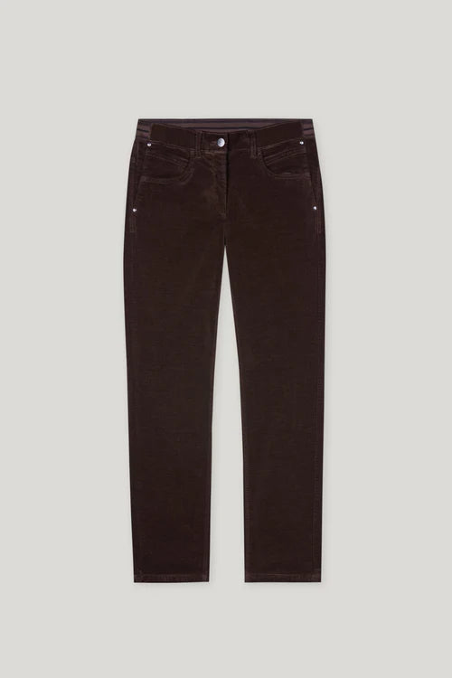 Luisa Cerano skinny velvet trousers 628551