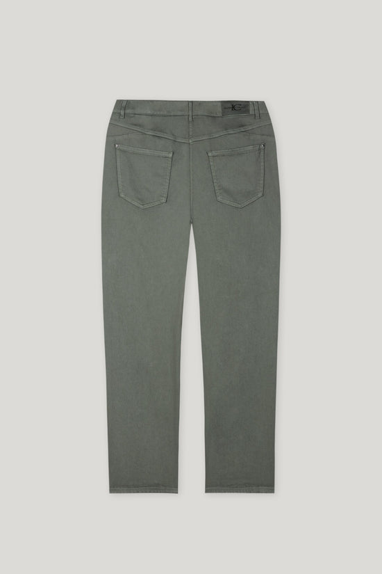Luisa Cerano high-stretch tapered denim khaki 628803
