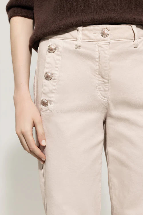 Luisa Cerano flared twill denim 628811
